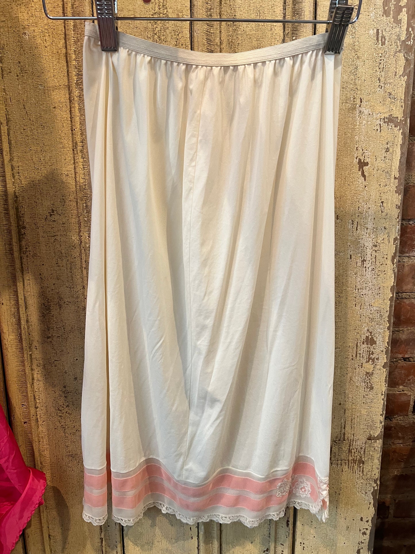 60s Stripe Bottom Slip Skirt