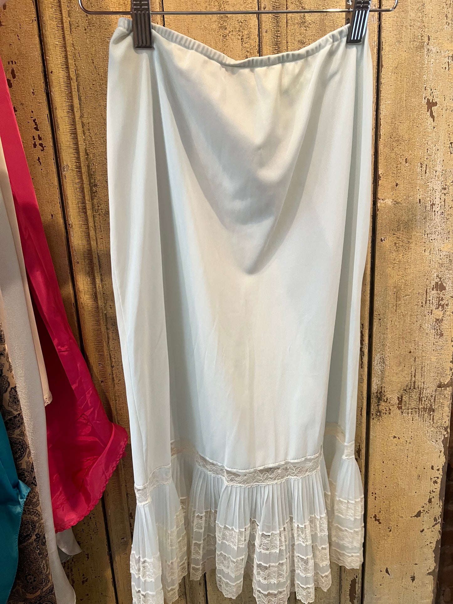 50s Van Raalte Pleat Bottom Slip Skirt