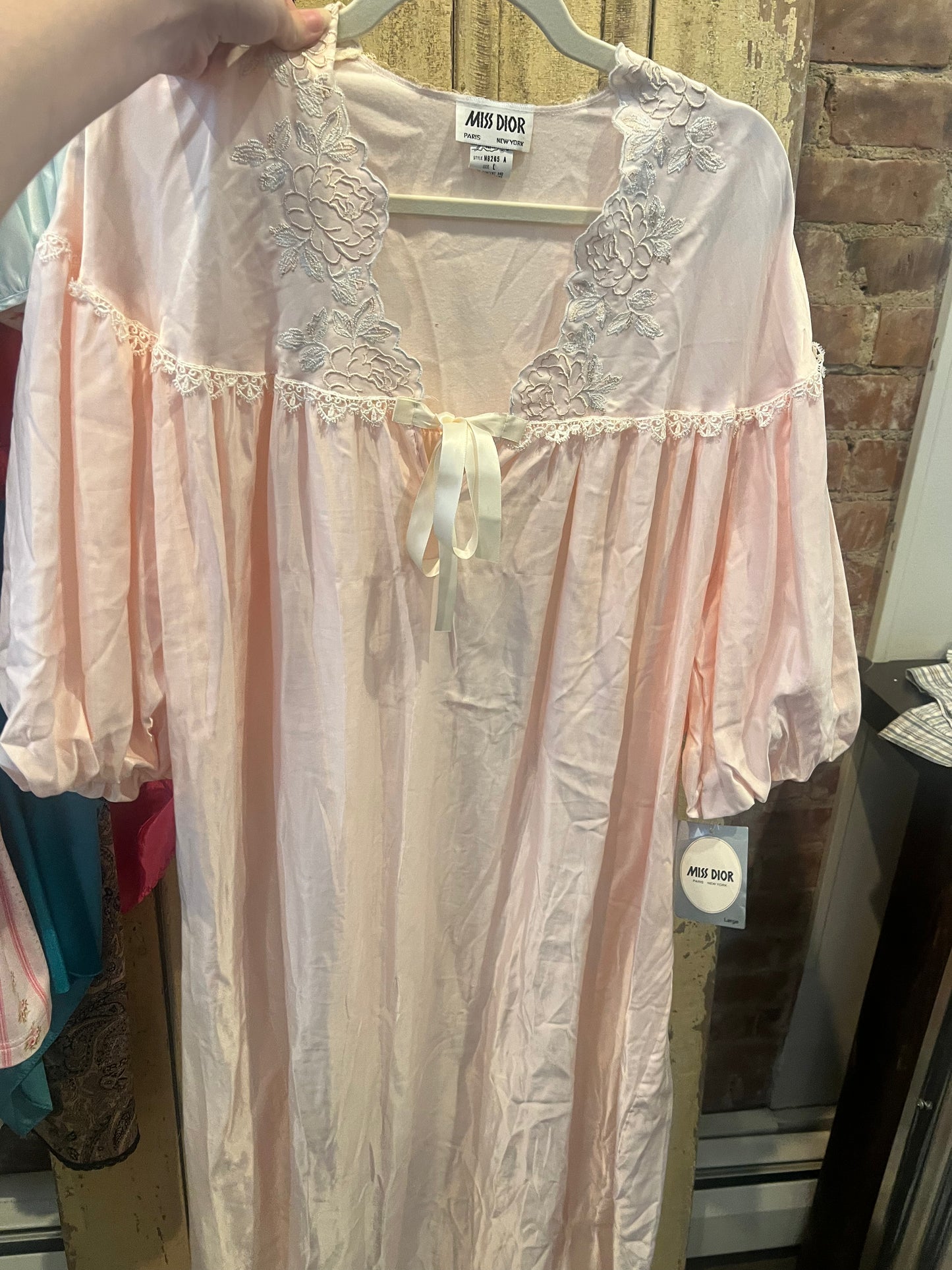60s/70s Miss Dior Nightgown