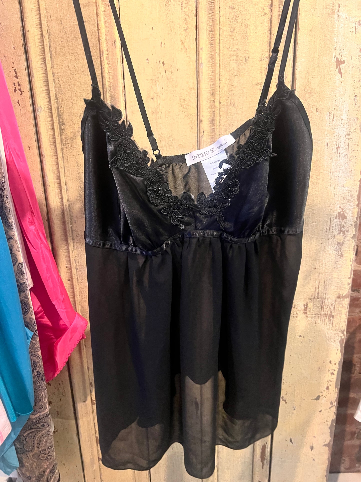90s Intimo Donatella Chemise Set