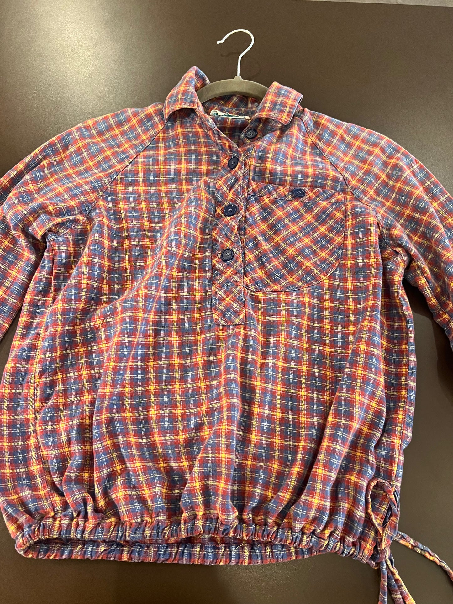 1970s Hukapoo Flannel Top