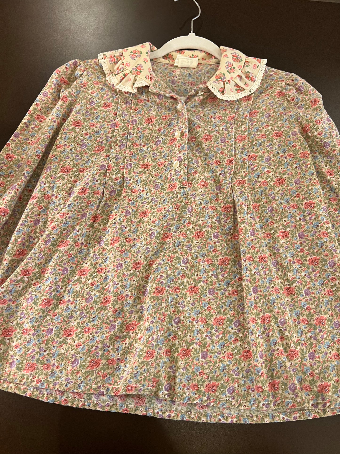 1970s Byer California Floral Blouse