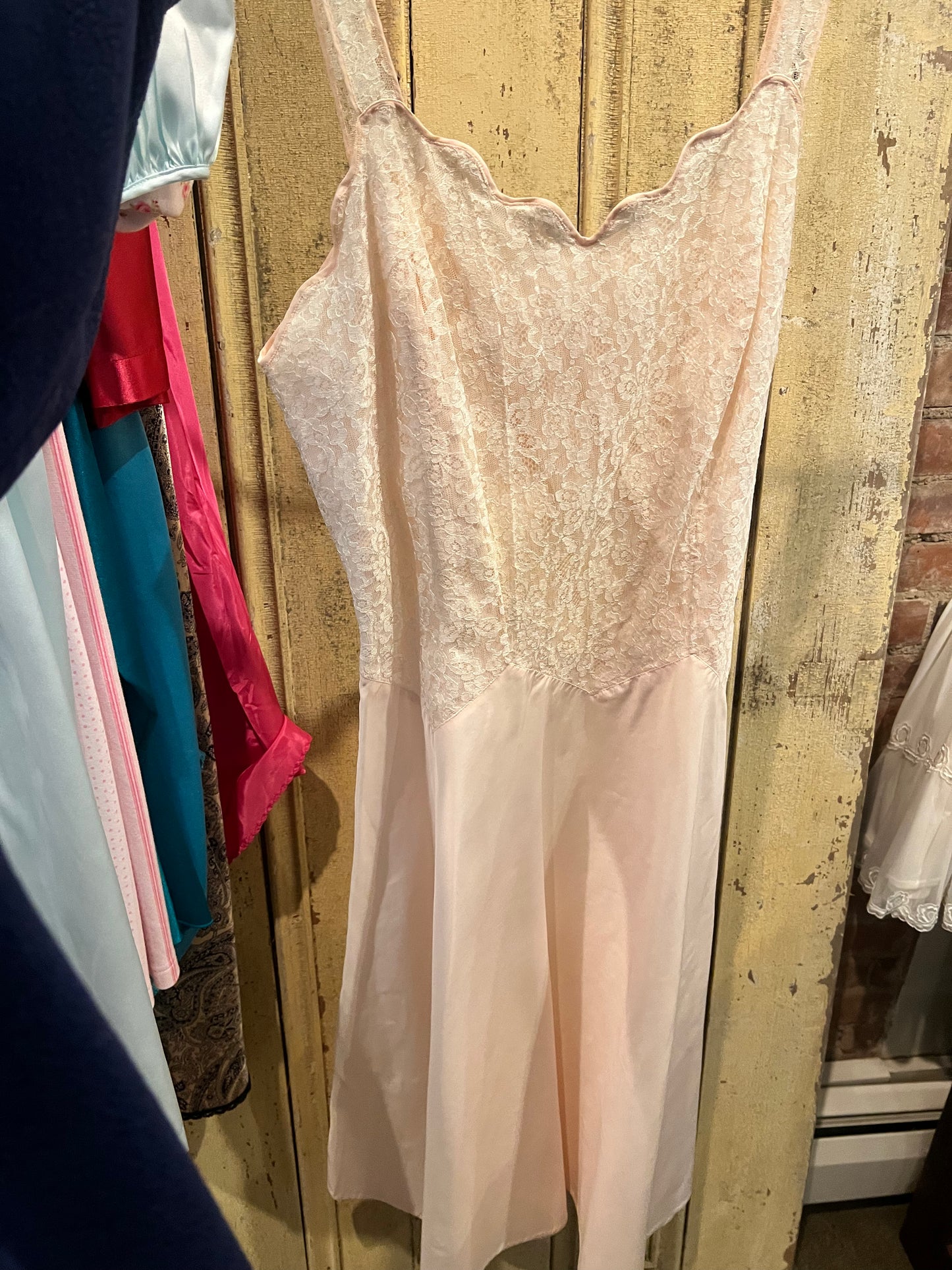 50s Barbizon Lace Slip