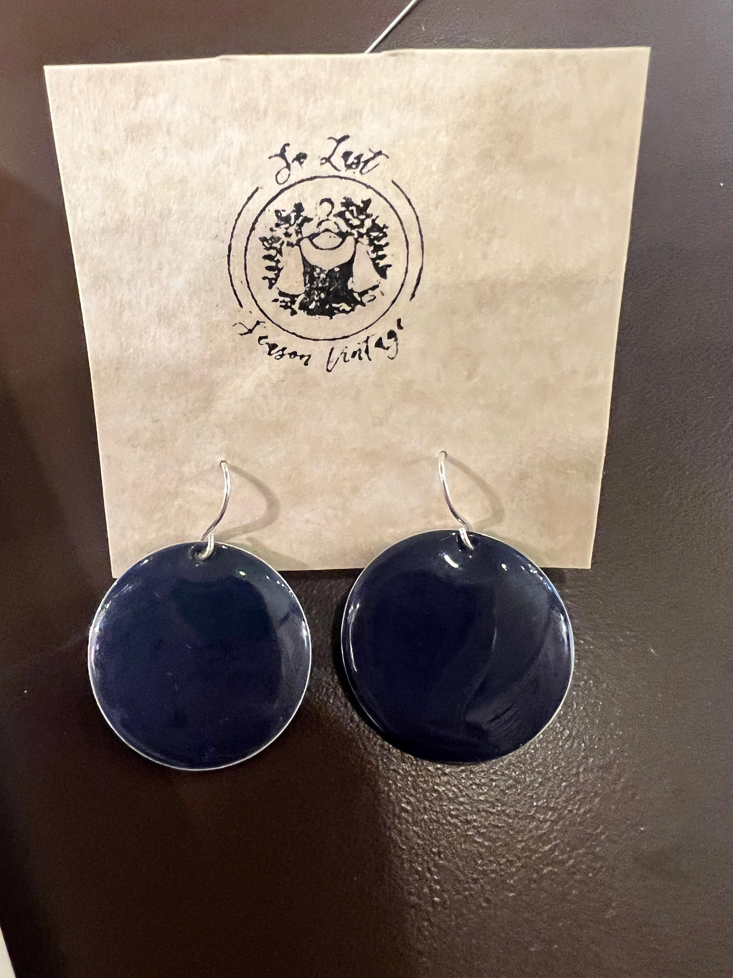 Vintage Round Drop Earrings