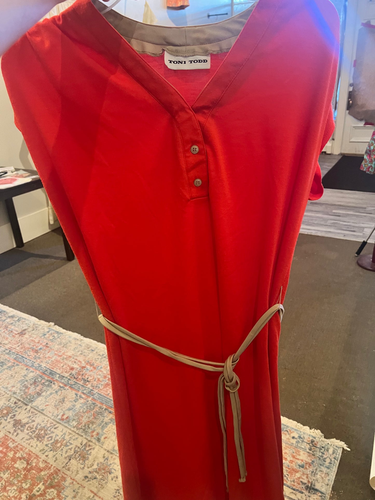 70s Toni Todd Belted Dress