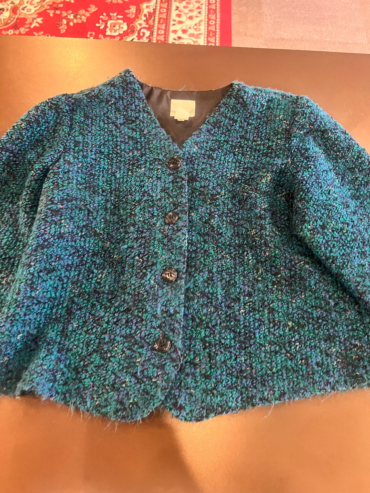 1990s/2000s Fashion Bug Bouclé Cardigan Jacket