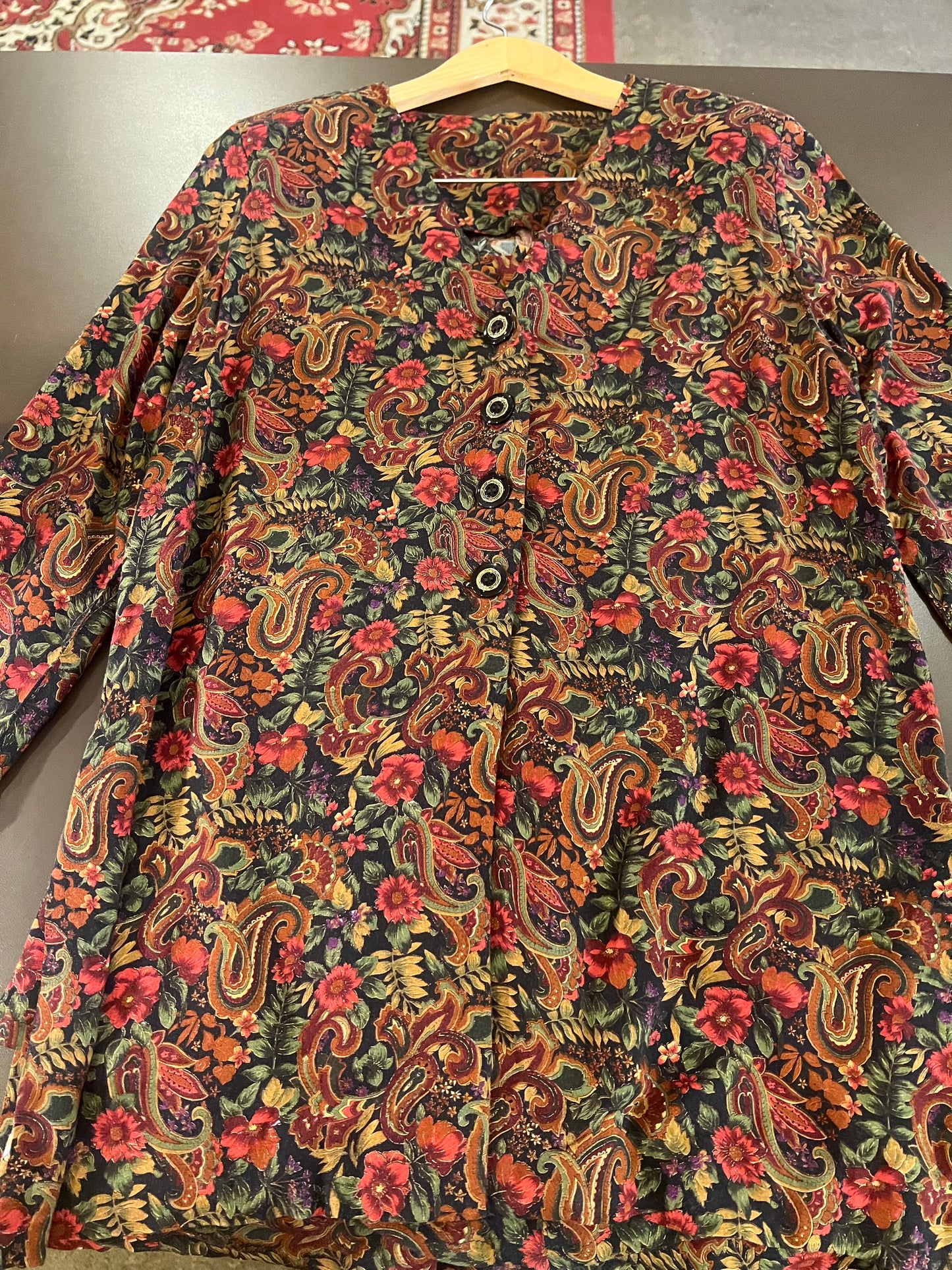 1980s Handmade Skirt & Jacket Set