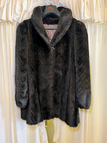 1970s Dubrowsky & Perlbinder Faux Fur Coat