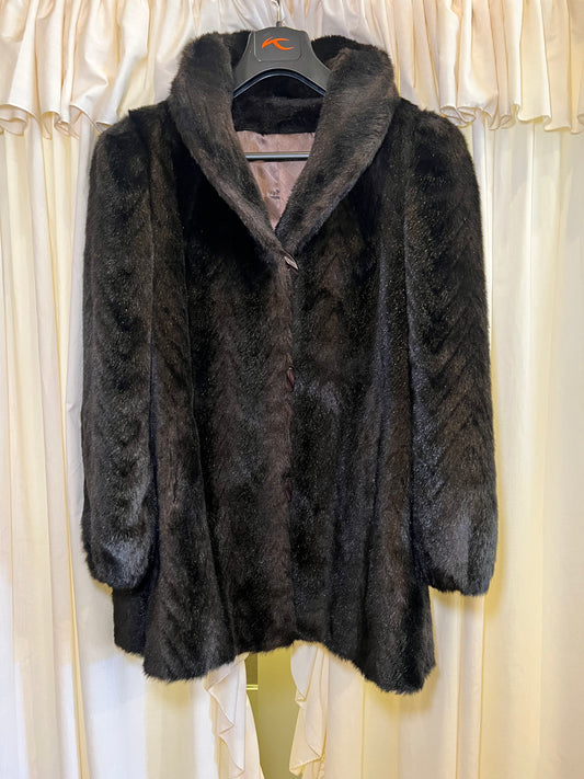 1970s Dubrowsky & Perlbinder Faux Fur Coat