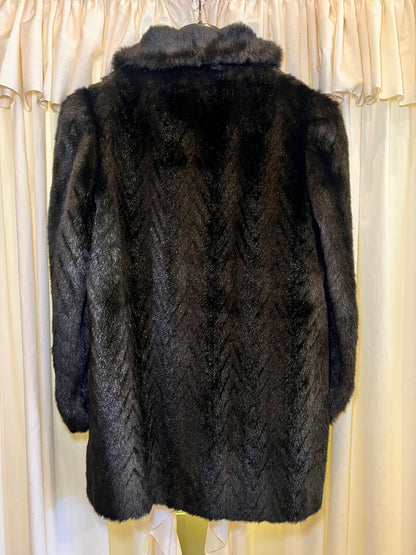 1970s Dubrowsky & Perlbinder Faux Fur Coat