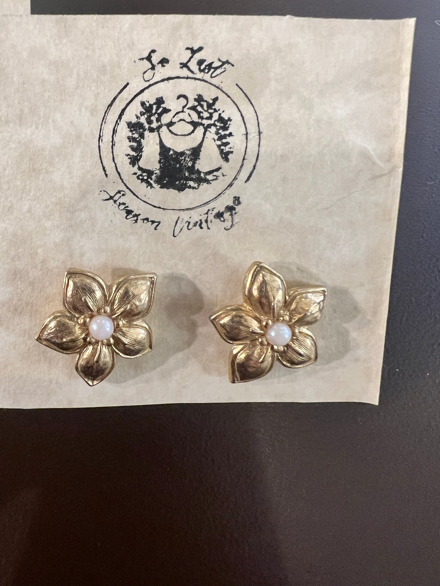 1988 Avon Flower Earrings