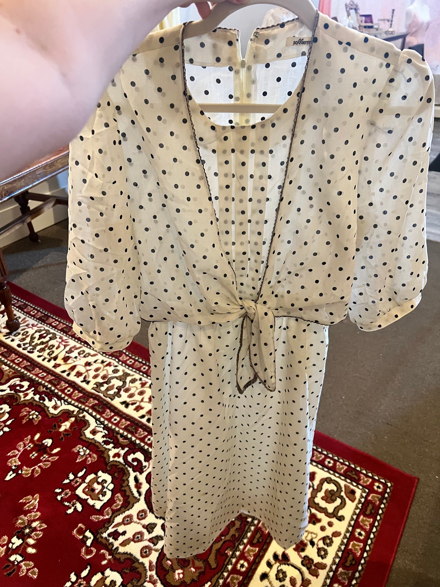 60s Sogetto Polka Dot Dress