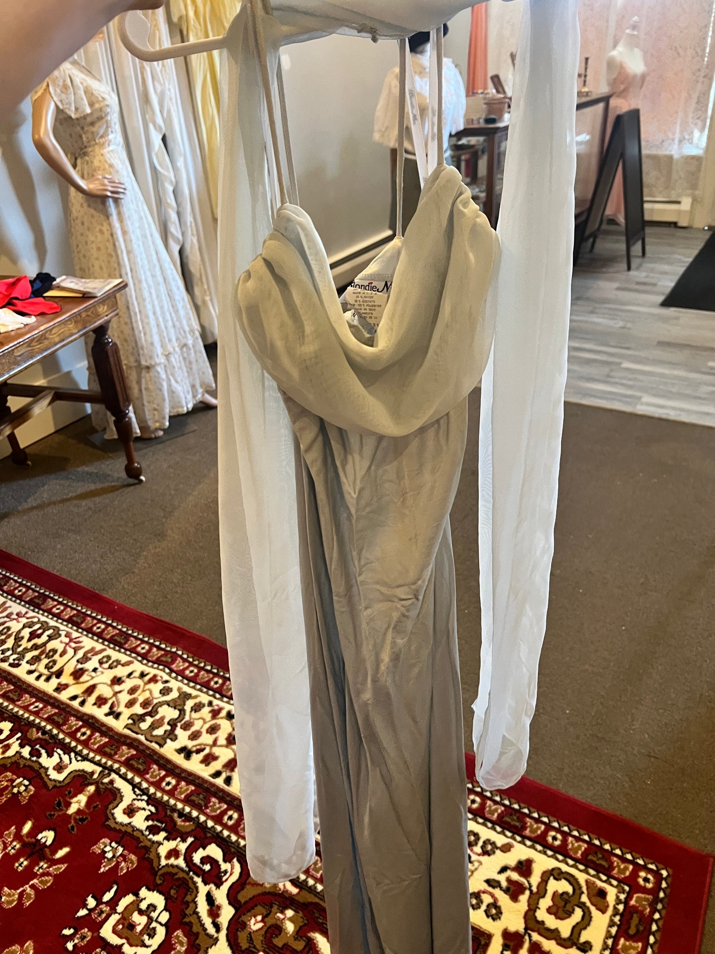 90s Blondie Nites Satin Gown