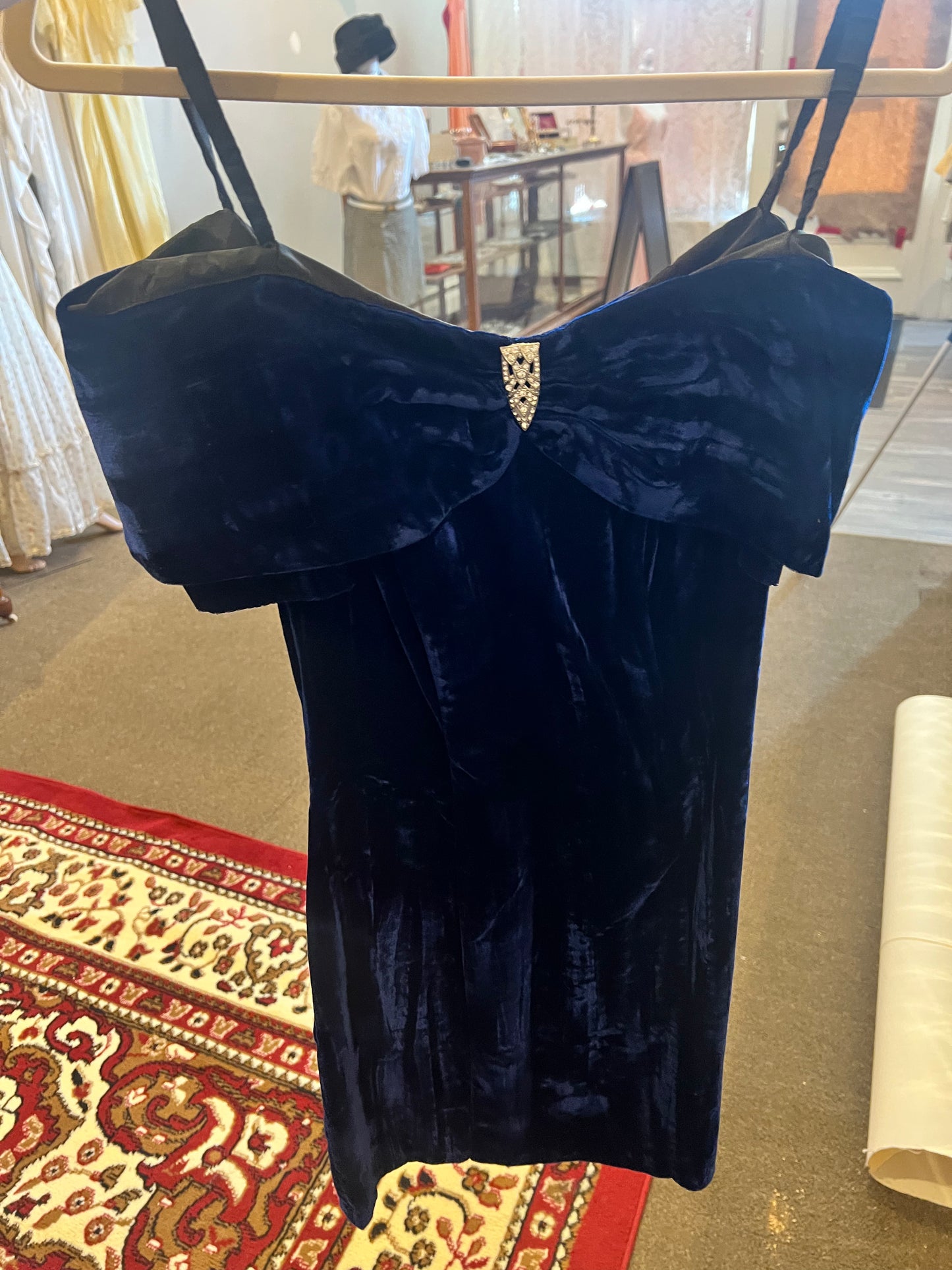 80s/90s Rampage Velvet Mini Dress