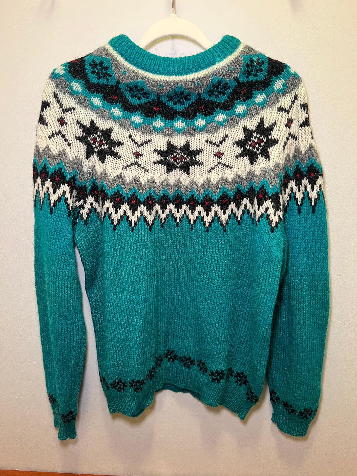 1980s Woolrich Woman Fair Isle Wool Sweater