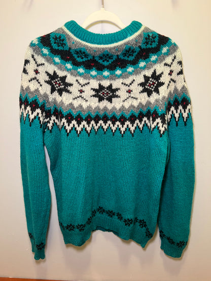 1980s Woolrich Woman Fair Isle Wool Sweater