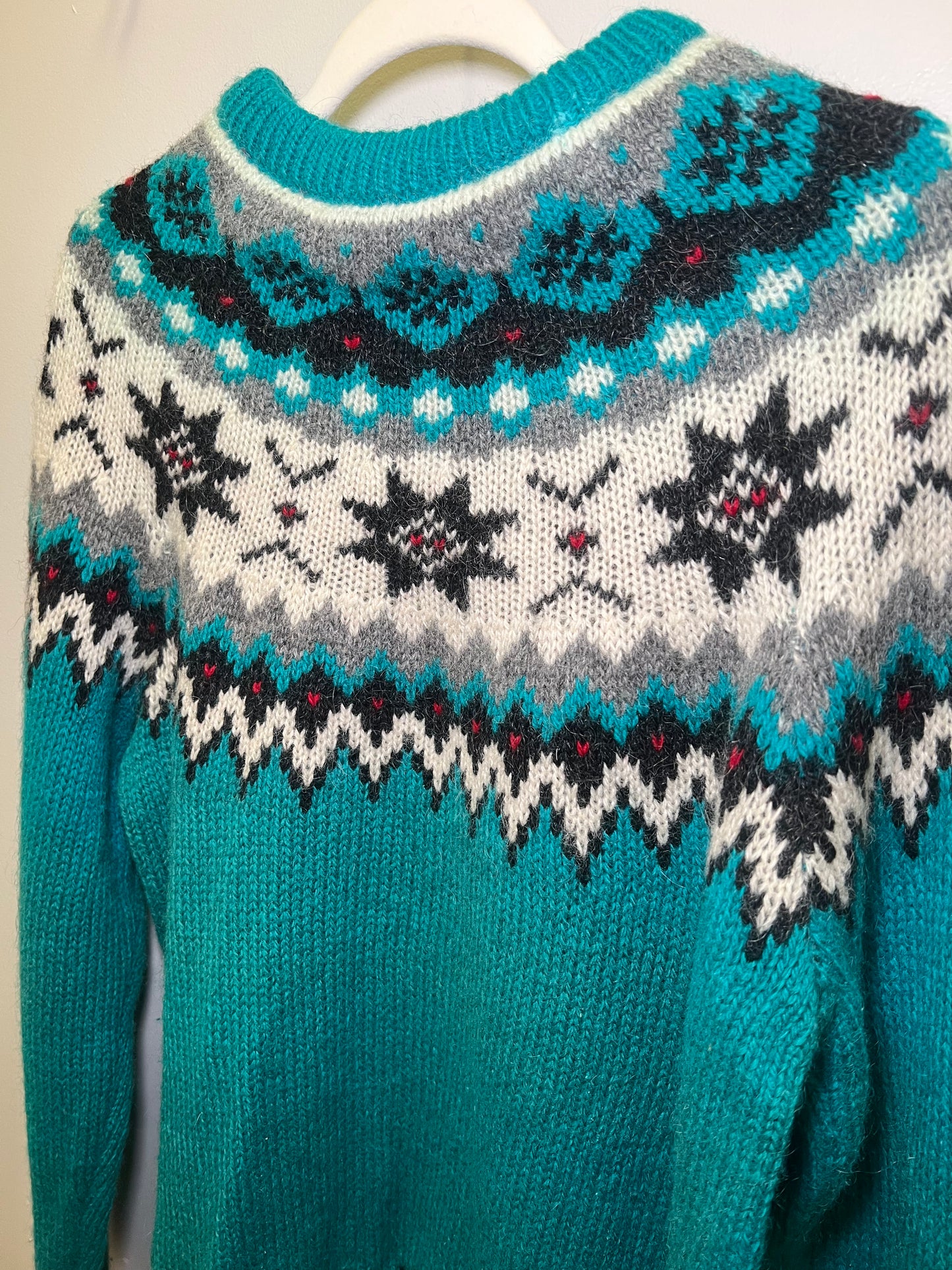 1980s Woolrich Woman Fair Isle Wool Sweater