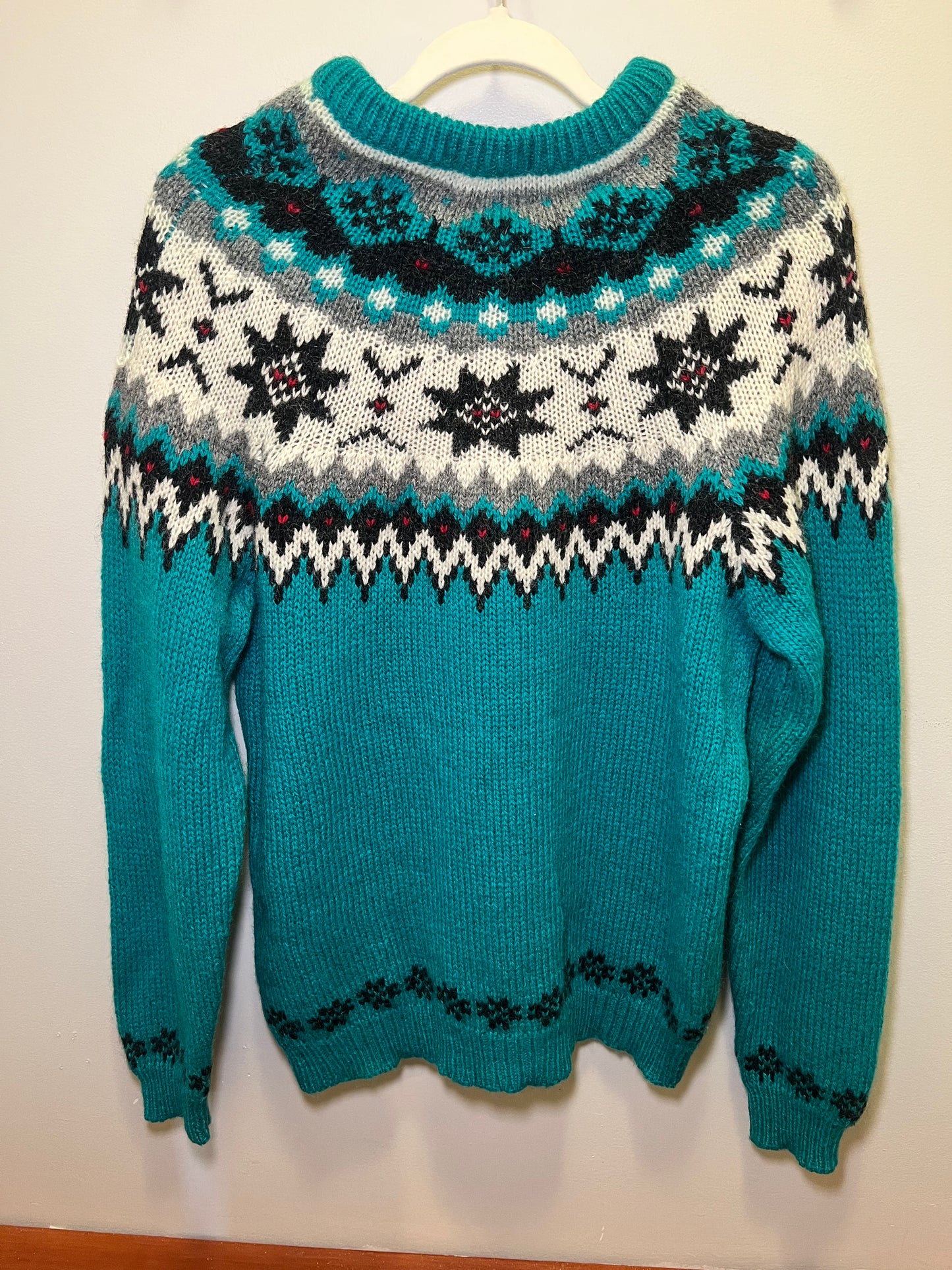 1980s Woolrich Woman Fair Isle Wool Sweater