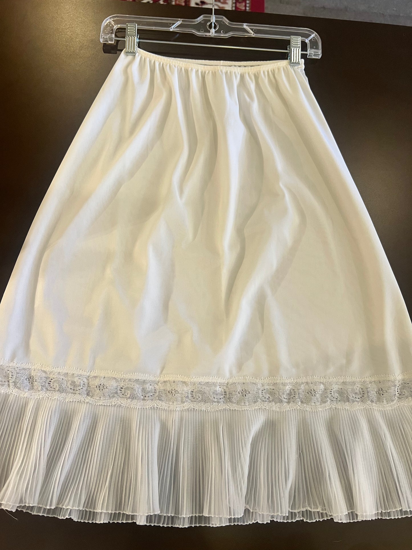 1960s Charmode Pleat Bottom Slip Skirt