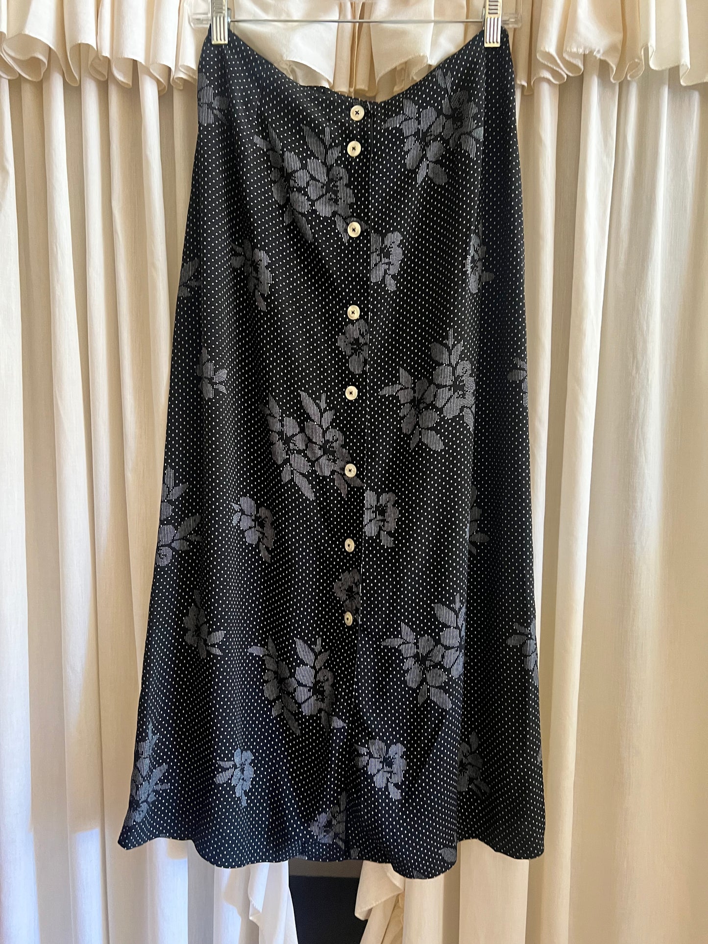 1990s/2000s Liz Sport Button Front Skirt