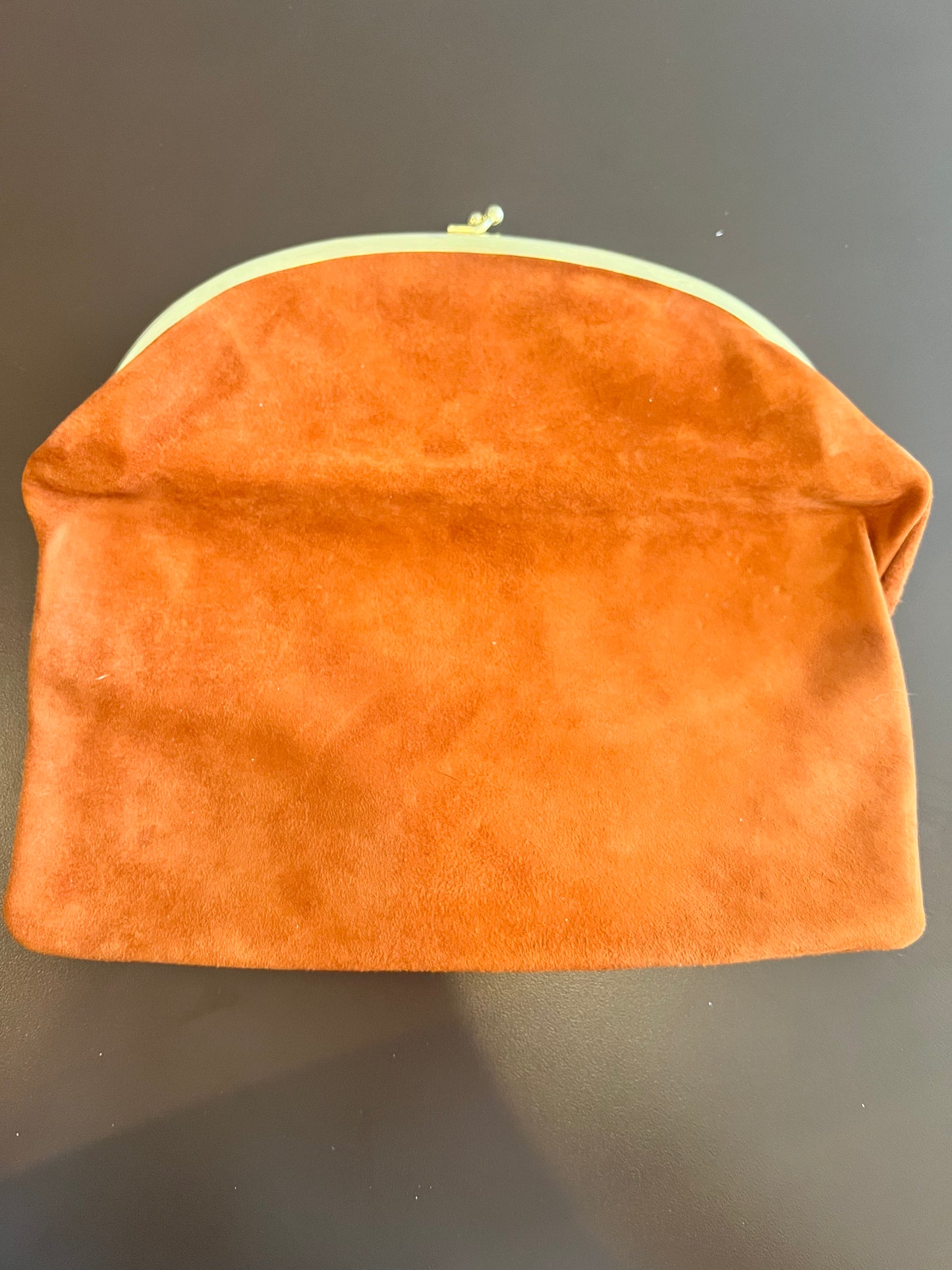 1960s Town & Country Shoes Suede Leather Clutch