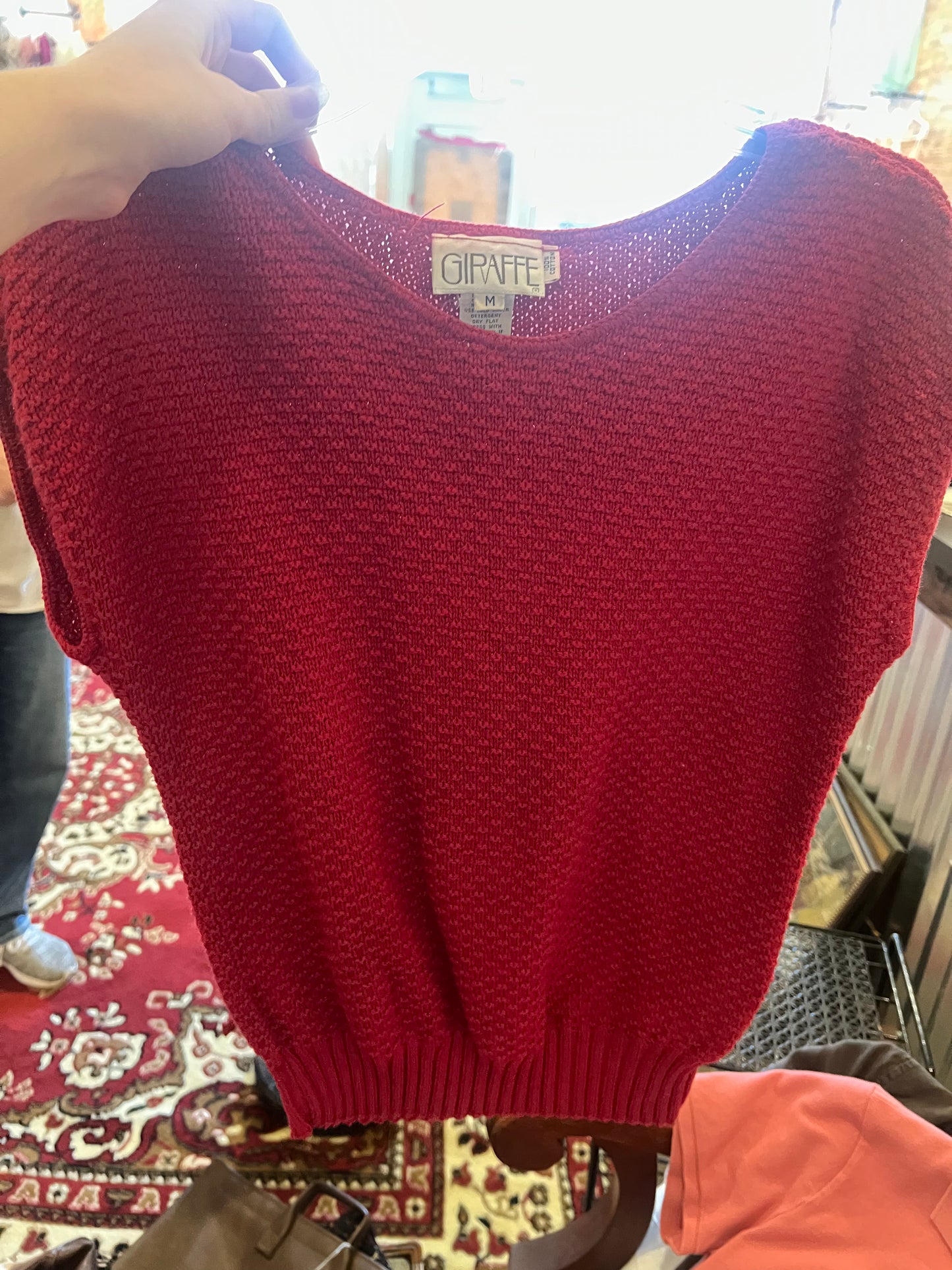 80s/90s Giraffe Sweater Top