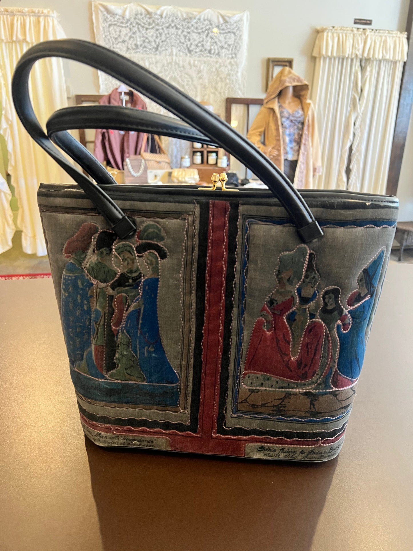 1950s/60s Soure Velvet Renaissance Purse