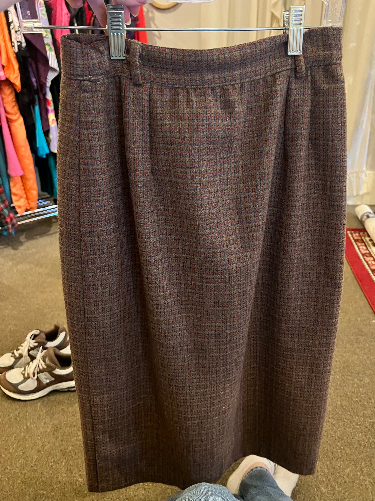 70s/80s Connie's Choice Plaid Skirt