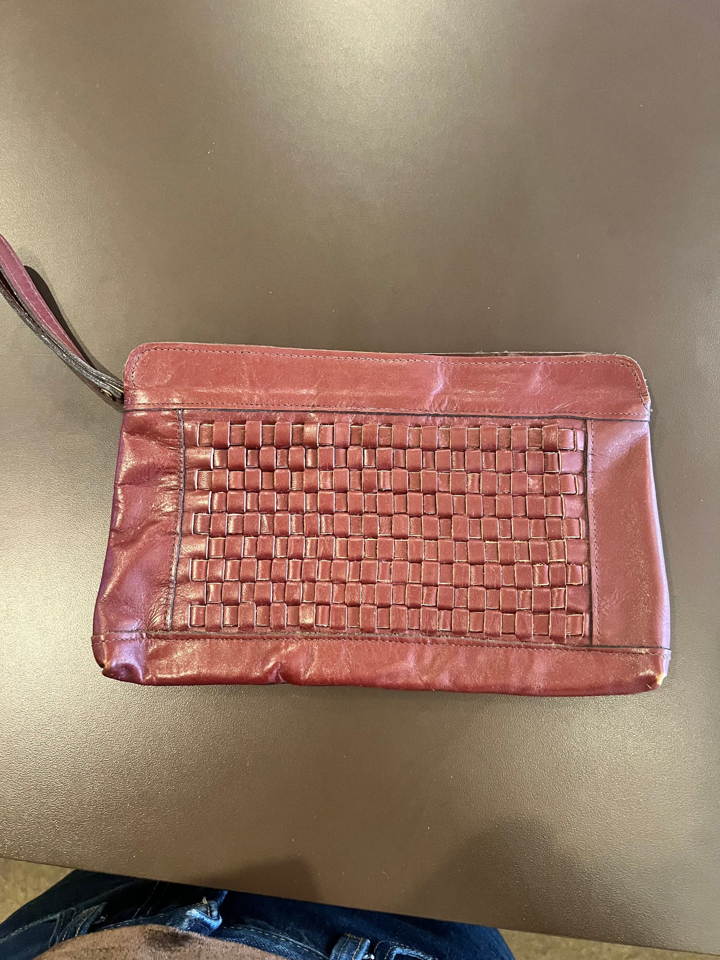 Vintage Woven Wristlet