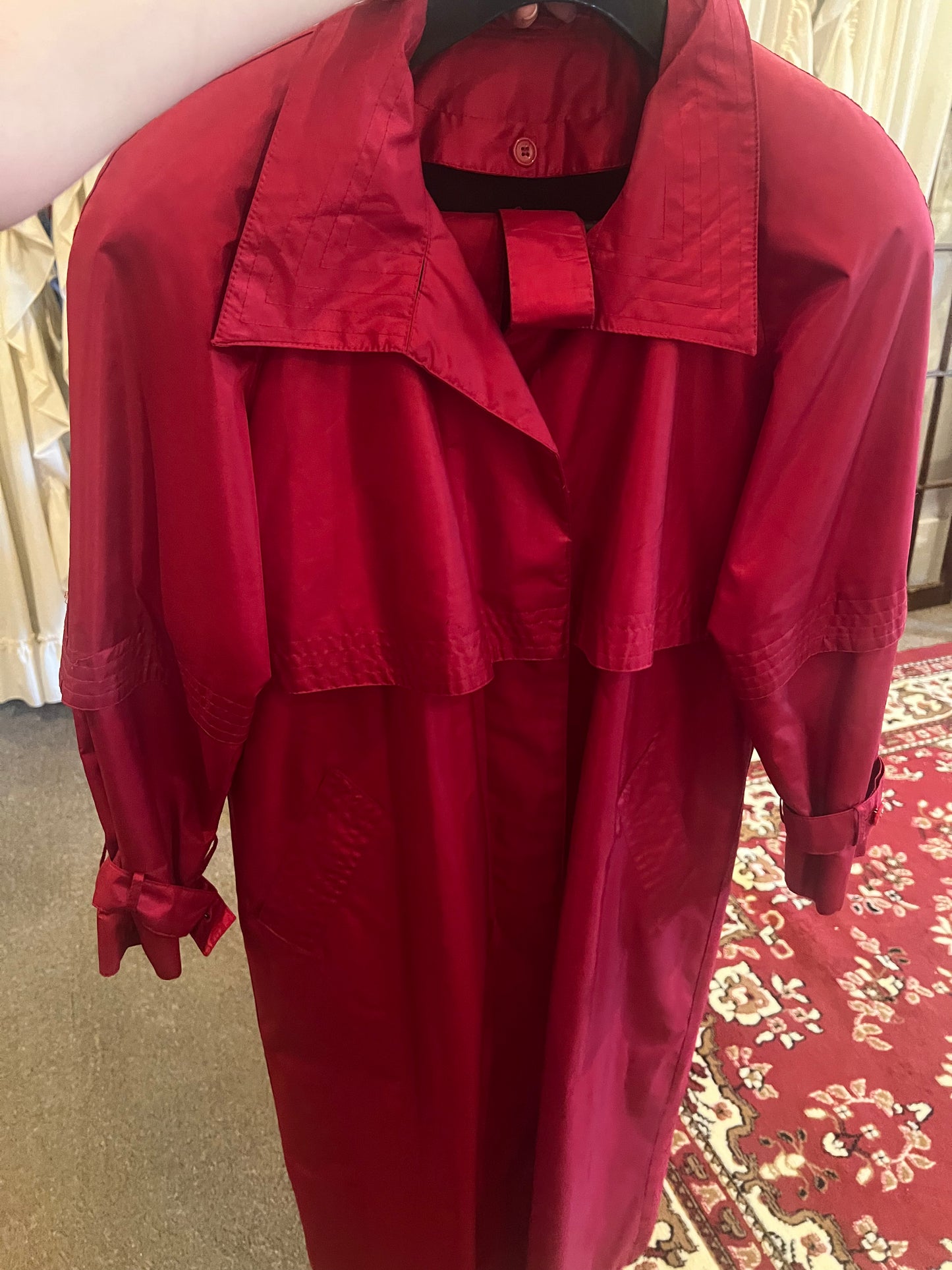 90s J. Gallery Petite Trench Rain Jacket