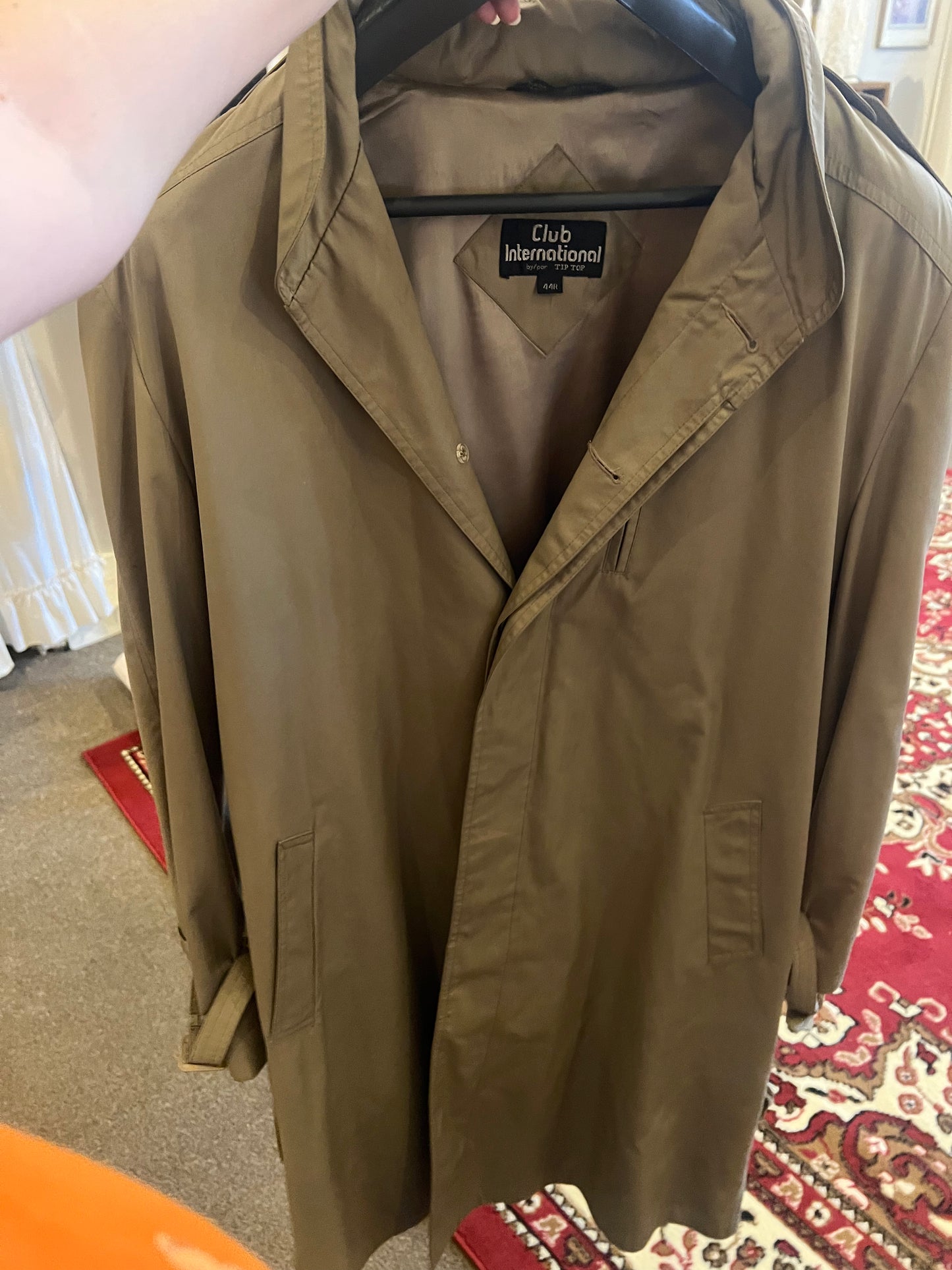 80s Club International Trench Coat