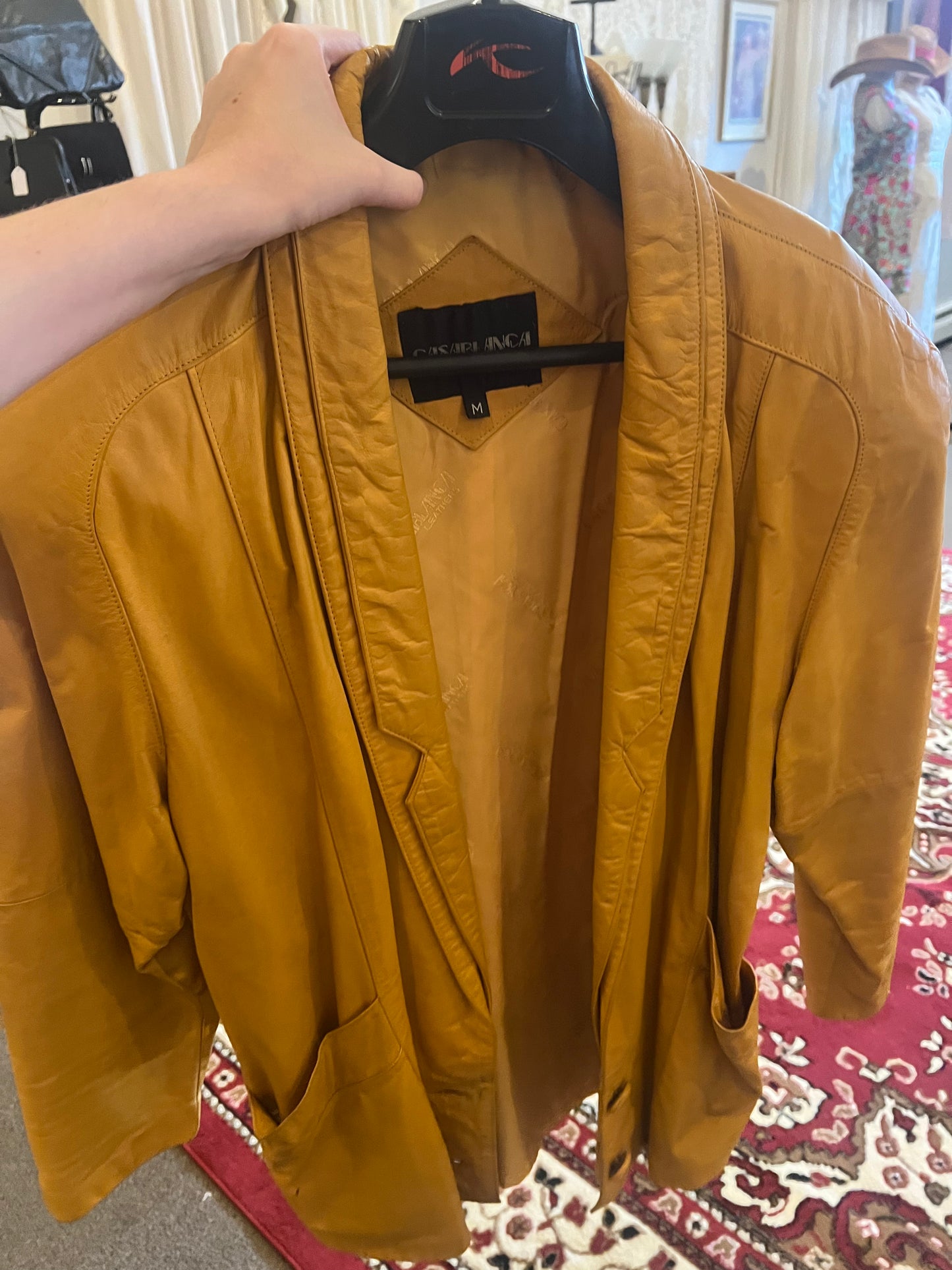 80s Casablanca Leather Jacket