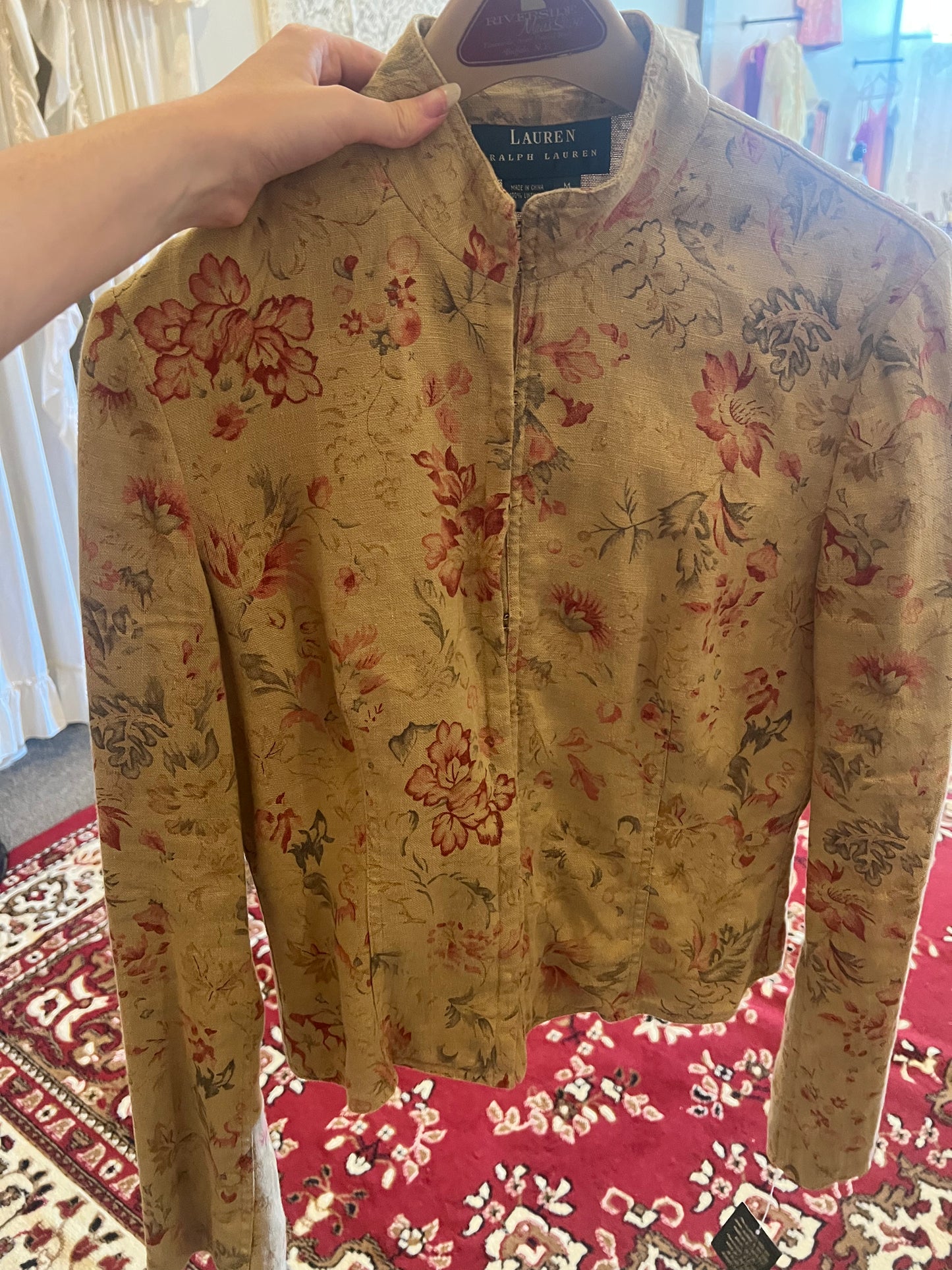 90s Lauren Ralph Lauren Floral Coat