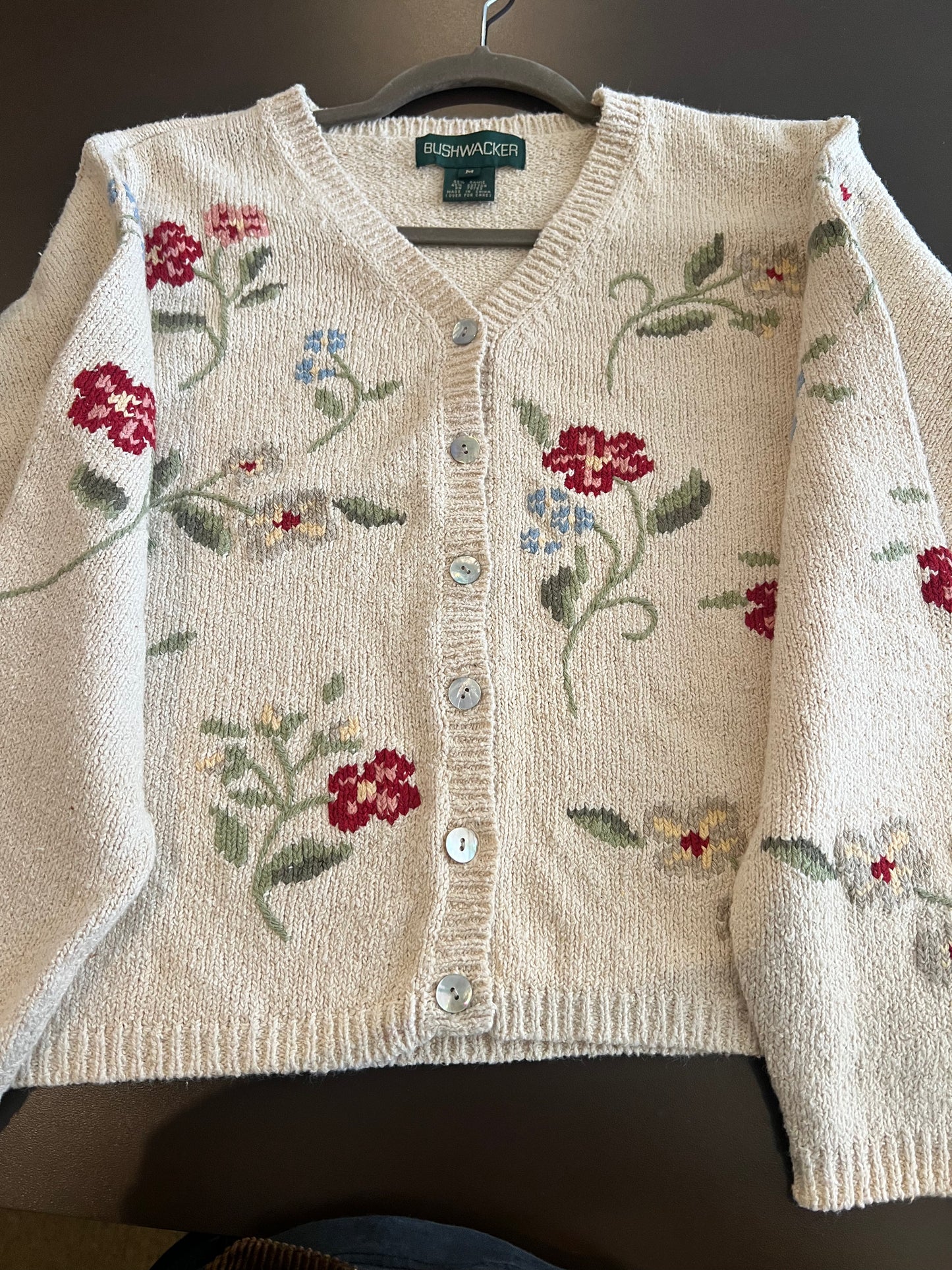 1990s Bushwacker Floral Cardigan