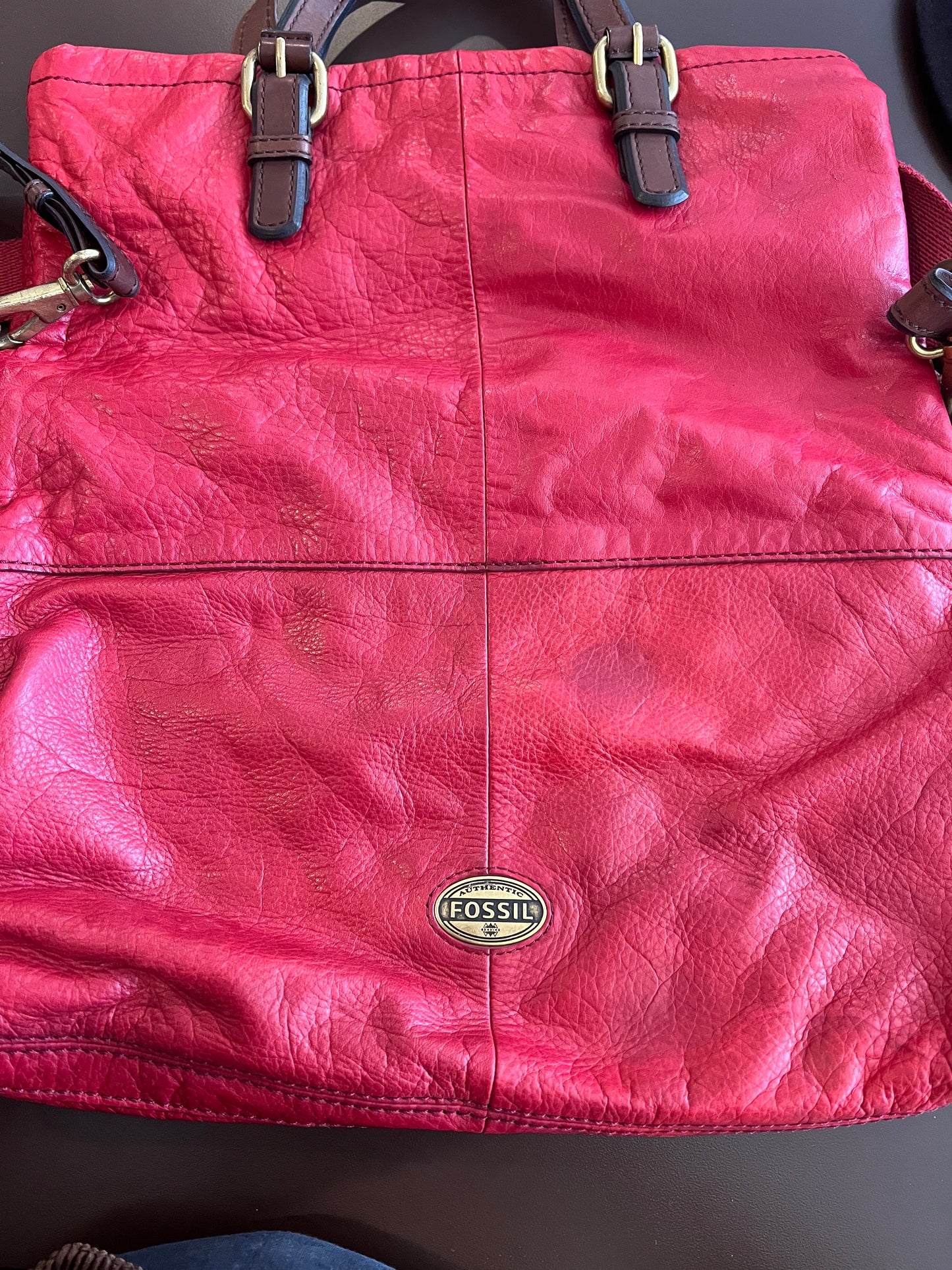 Vintage Fossil Crossbody/Messenger Bag