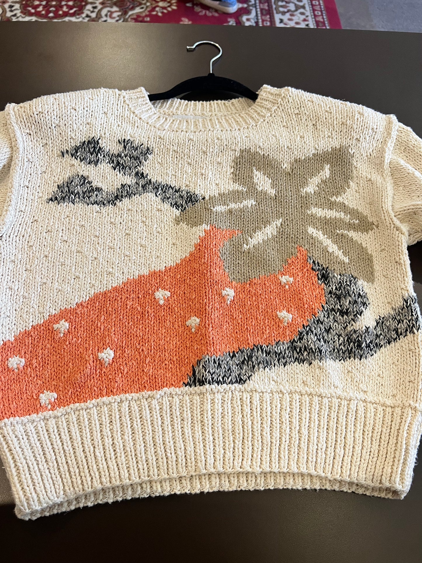 1990s Hand Knit Liz Claiborne Sweater