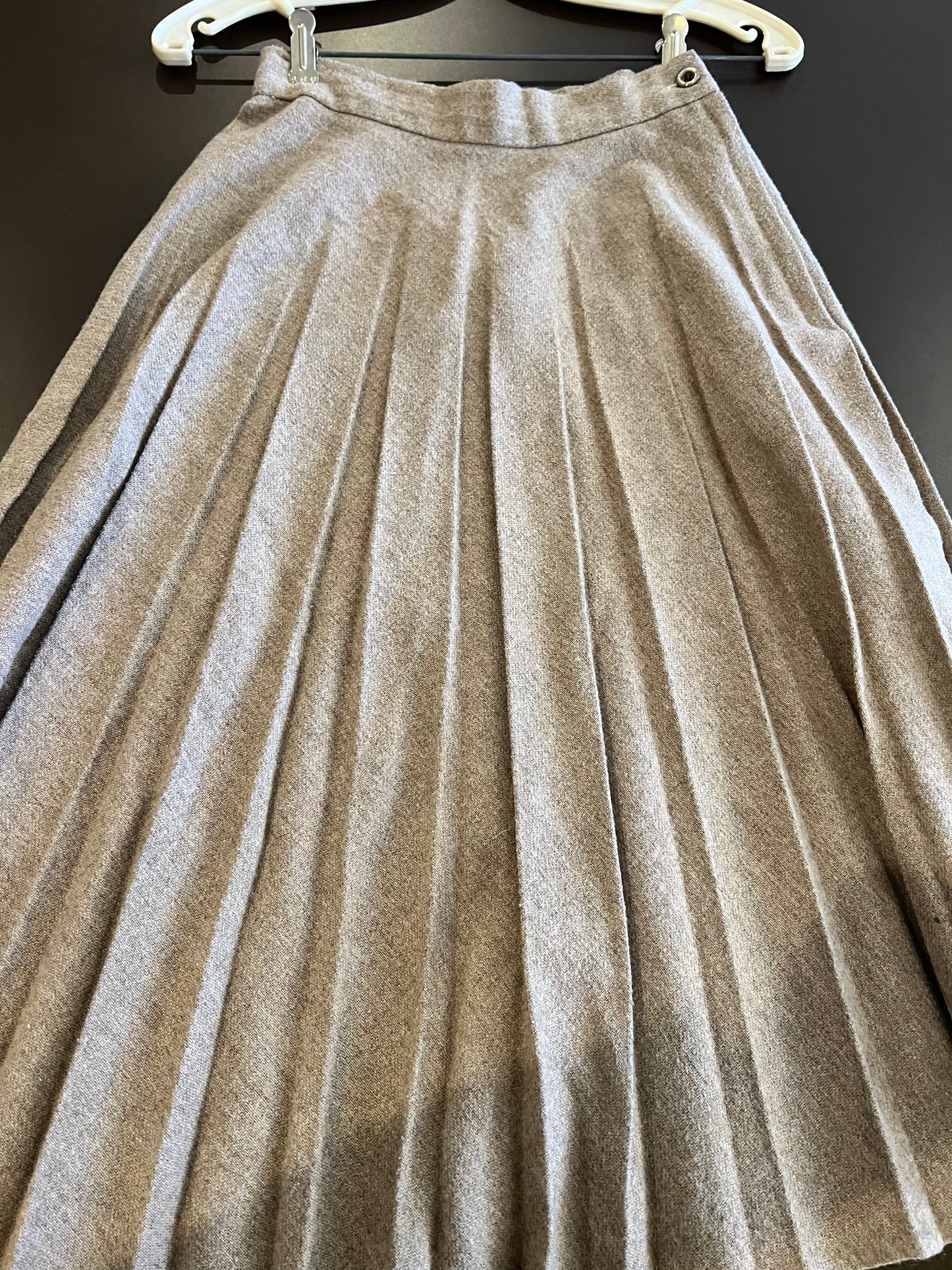 1970s All Together Now Pleated Skirt
