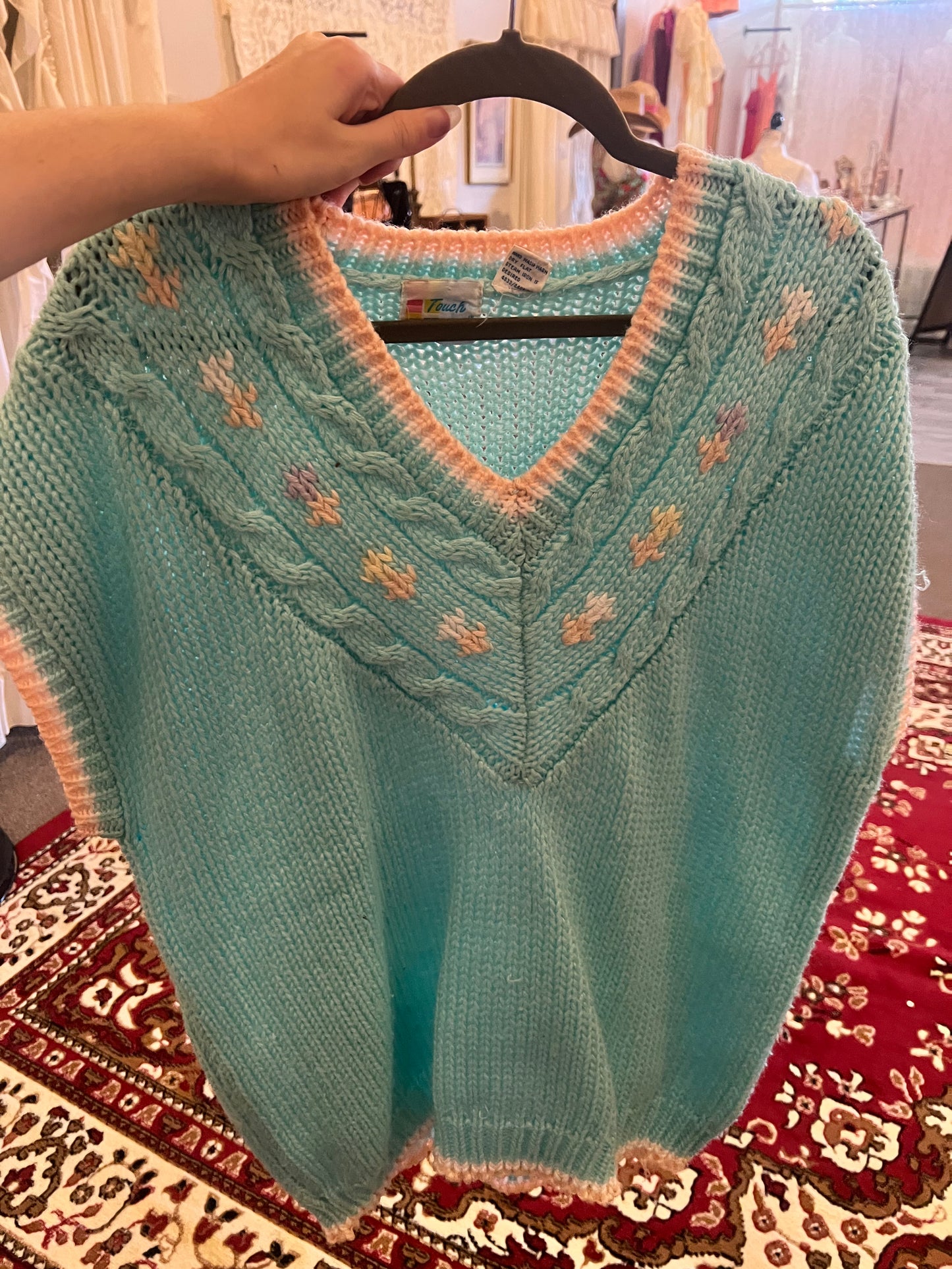 80s Touch Tones Sweater Vest