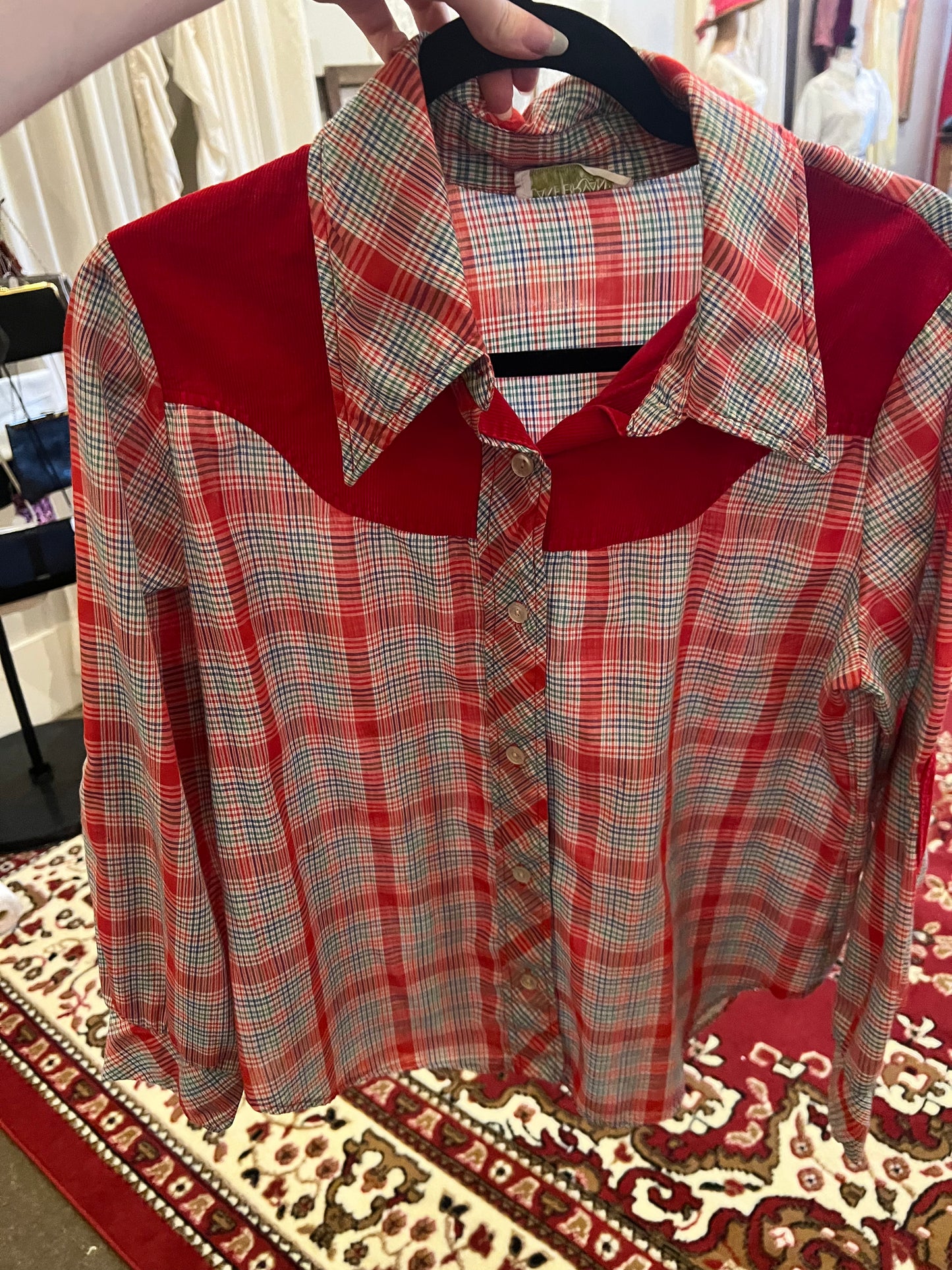 70s Lane Bryant Western Style Shirt