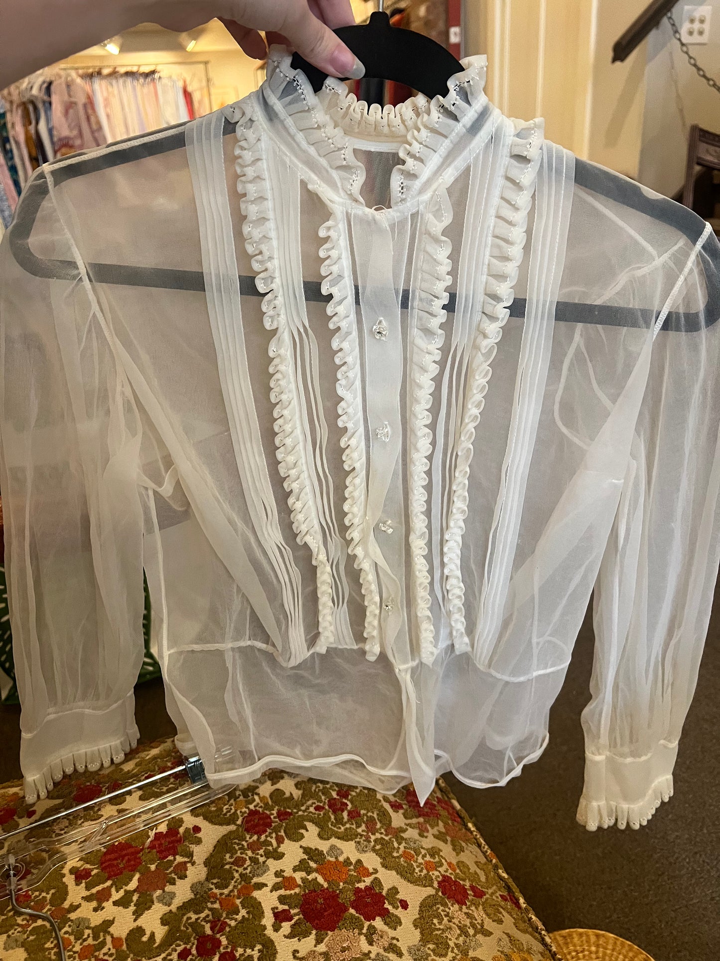 70s Sheer Blouse