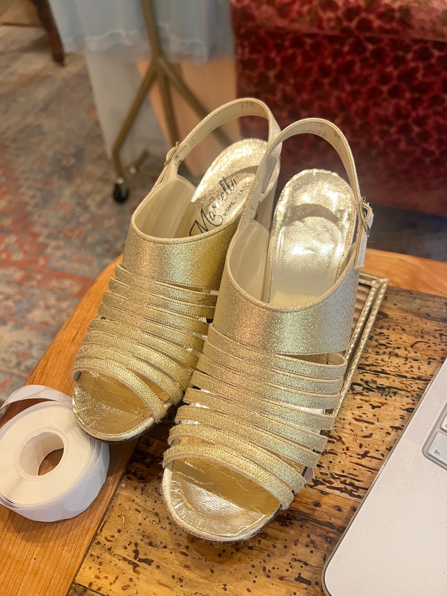 Marcello Shimmery Heels