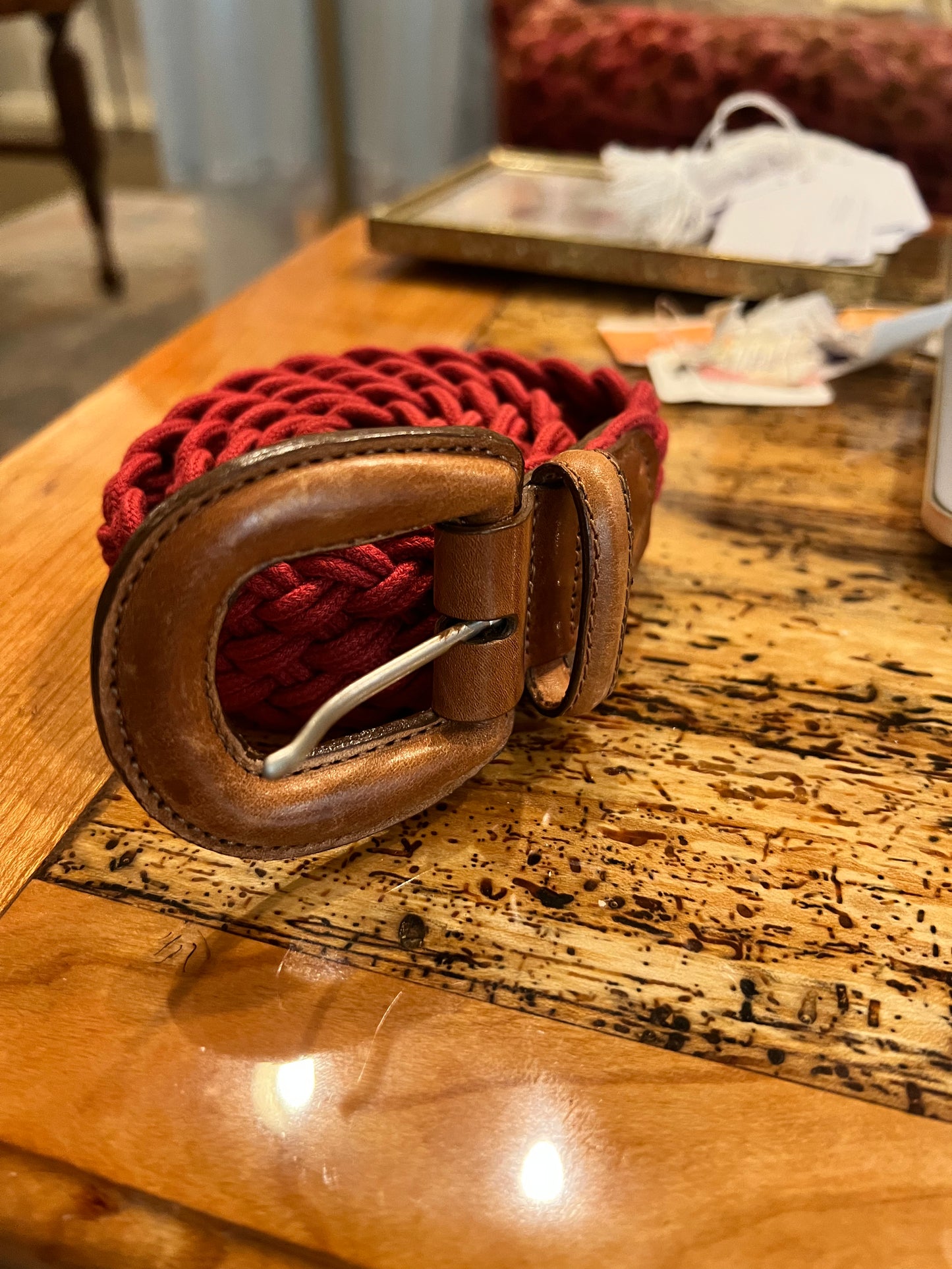 L.L. Bean Braided Belt