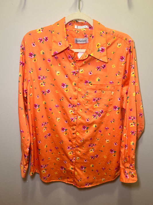 1990s Mark Fore & Strike Floral Shirt