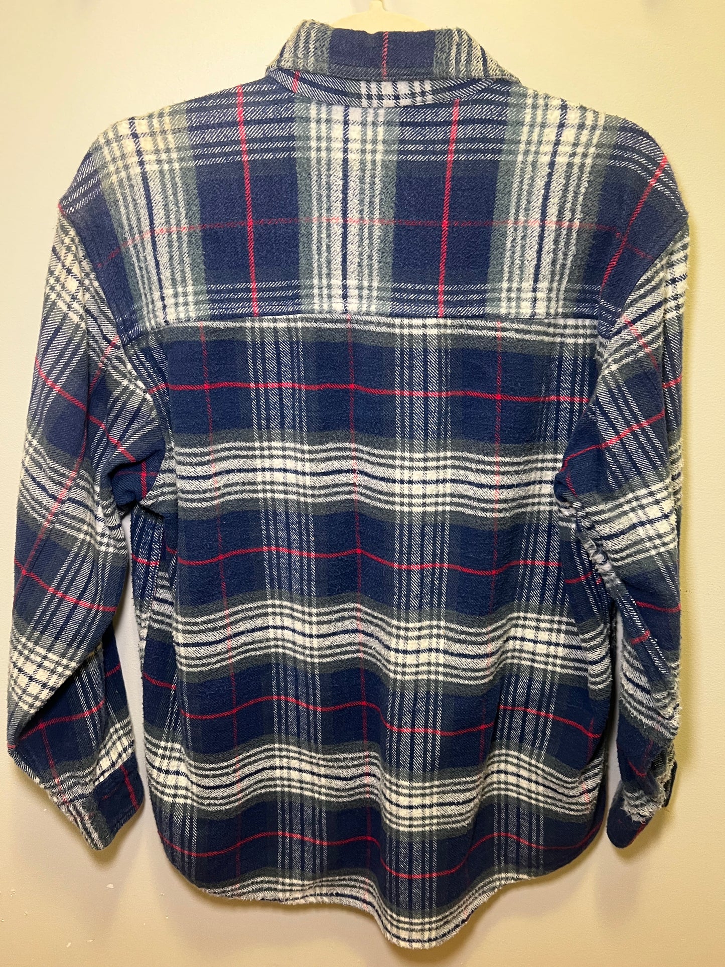 1990s Faded Glory Fringe Flannel
