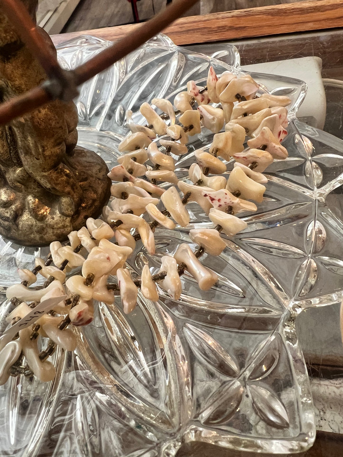 Pearlescent Bead Necklace