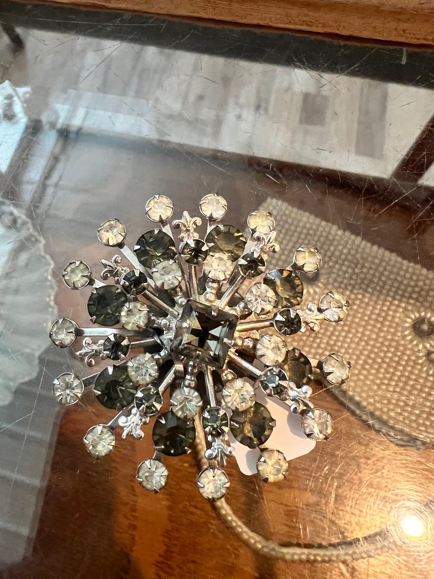 Rhinestone Brooch