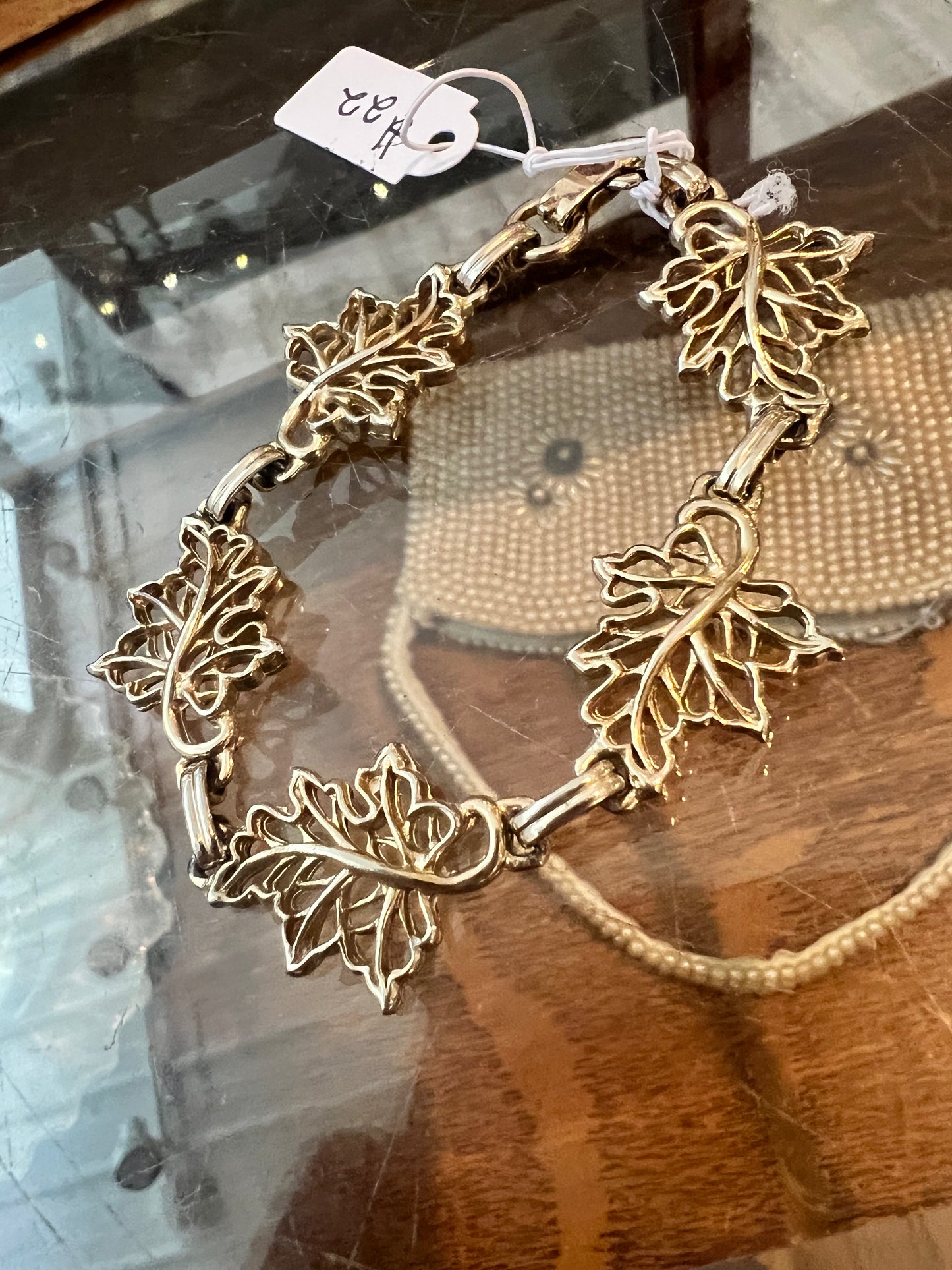 Gold Leaf Bracelet