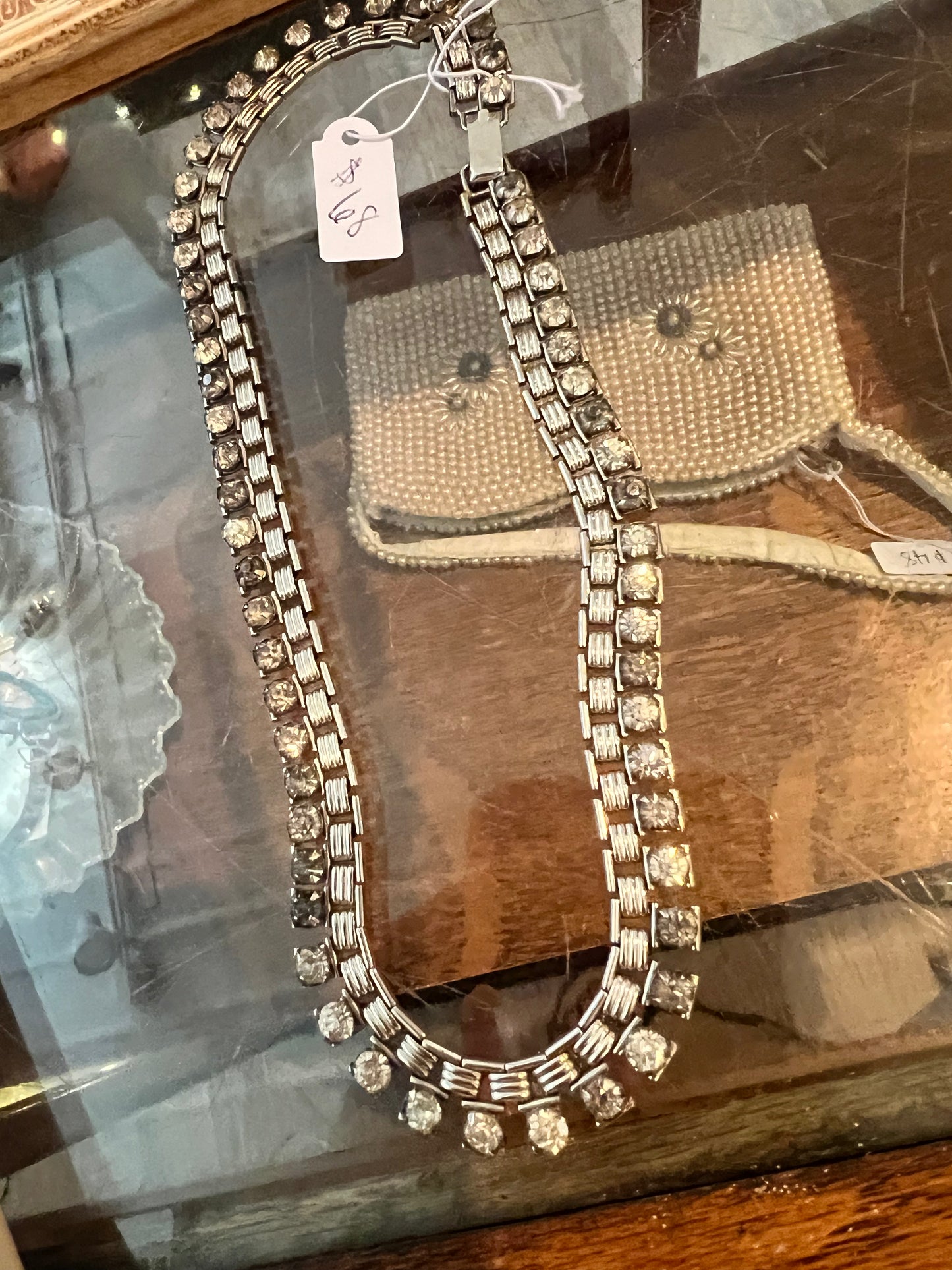 Rhinestone Chain Necklace