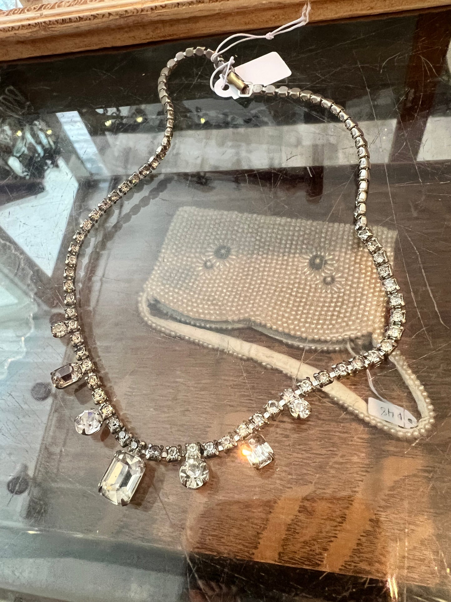 Small Rhinestone Necklace