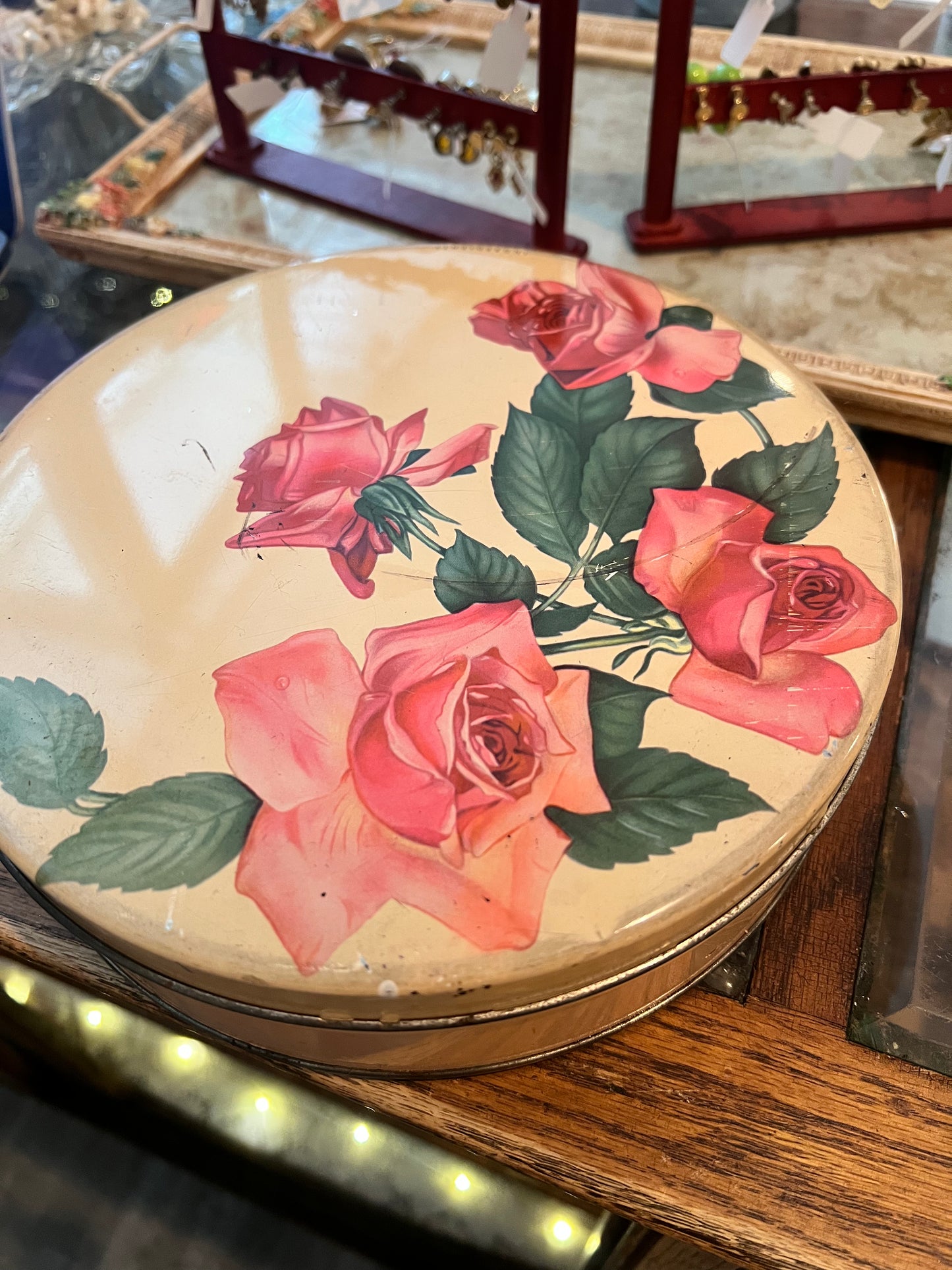 Mrs.Stevens Pink Rose Candy Tin